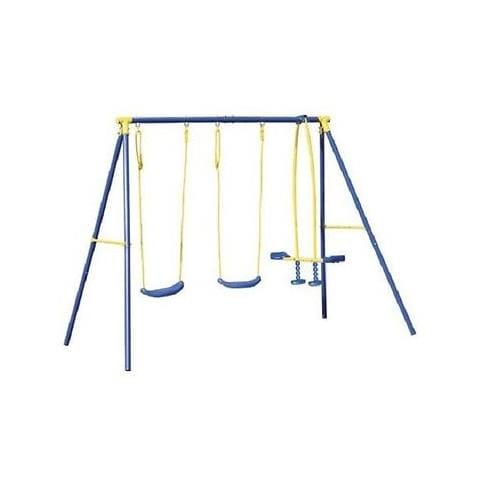 Altalena Da Giardino Per Bambini Tre Posti - Foto 1