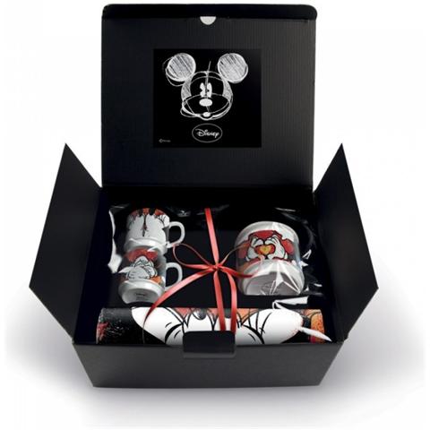 Confezione Regalo Tazzine Rosse Mickey Love - Foto 1