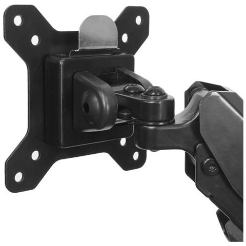 Supporto a Doppio Braccio per dual Monitor con 2 porte USB e Audio Pass-Through - Foto 2