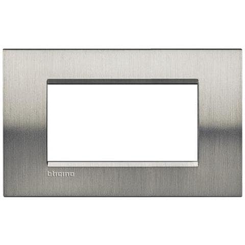 Placca Living Light Acciaio Spazzolato Lna4804acs Quadra - Foto 1