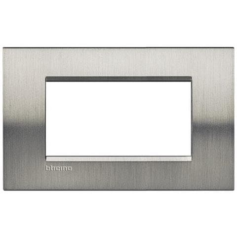 Placca Living Light Acciaio Spazzolato Lna4804acs Quadra - Foto 5