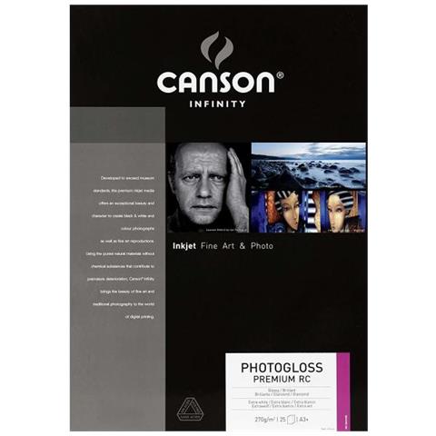 Infinity PhotoGloss Premium RC Carta Fotografica Bianco Lucida Formato A3+ - Foto 1