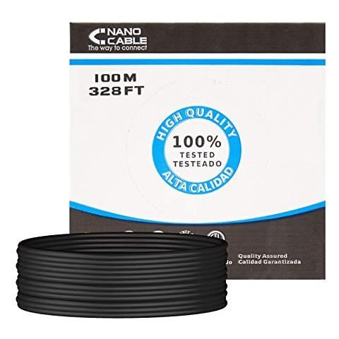 10.20.0502-EXT-BK - Cavo di Rete RJ45 Cat. 6 UTP AWG24 Rigido, Fuori, Bobina 100 MTS - Foto 3