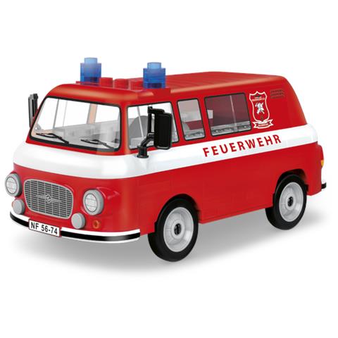 24594 Barkas B1000 Vigili Del Fuoco - 151 Pezzi Kit Modello Di Auto Gdr - Foto 2