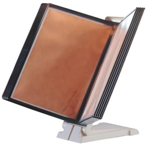 Leggìo Da Tavolo O Da Parete Quickfind 10 Pannelli A4 Grigio Kf06002 - Foto 1