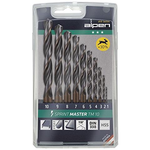 Alpino 811092100 Valigetta Per Trapanosprint Maestro Tm, 0 V, Gris, 1-10 X 1,0 Mm - Foto 1