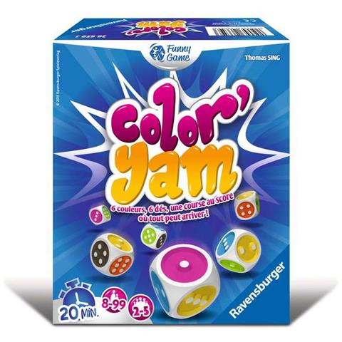 Color'yam Gioco Di Dadi E Party - Da 2 A 5 Giocatori - Da 8 Anni In Su - Foto 2