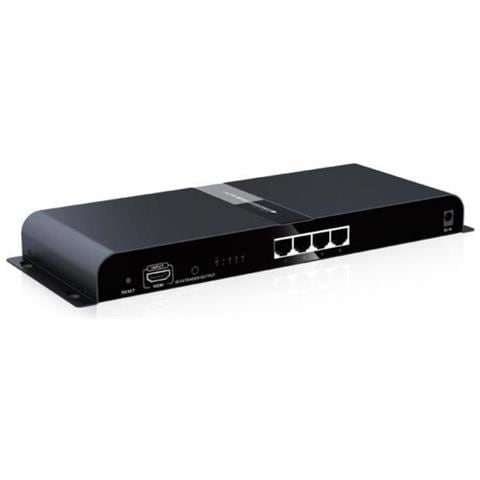 Extender Splitter 4 Vie Hdmi Con Ir Su Cavo Cat6/6a / 7 Fino A 120m - Foto 1