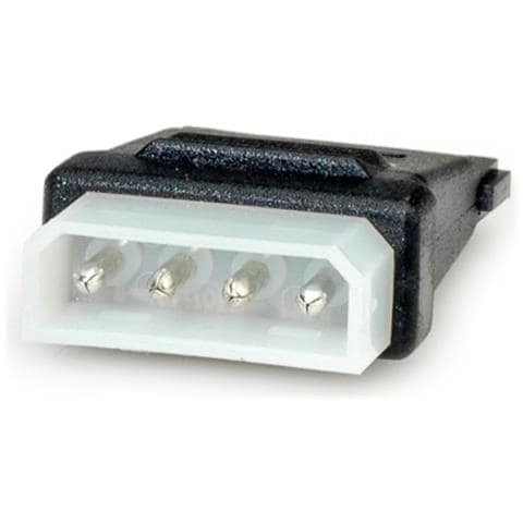 11.03.1060, Molex (4p) , SATA, Maschio / maschio, Nero - Foto 1
