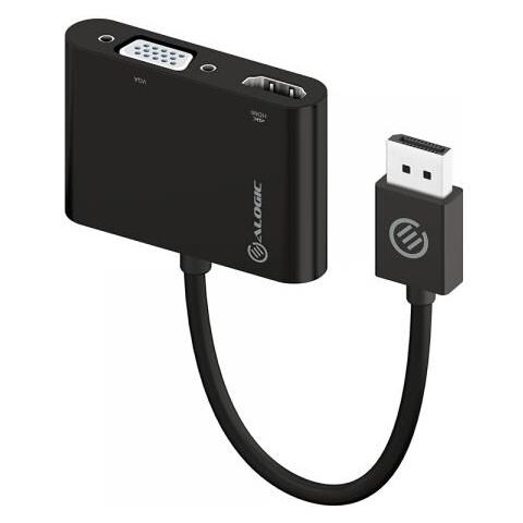 DP-VGHD4K-ADP cavo di interfaccia e adattatore DisplayPort HDMI + VGA Nero - Foto 1