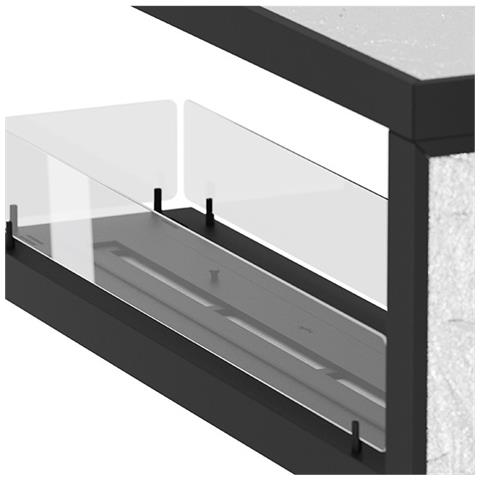 Inside U1200.2 - Biocamino Trifacciale Camino A Bioetanolo Da Incasso - Foto 7