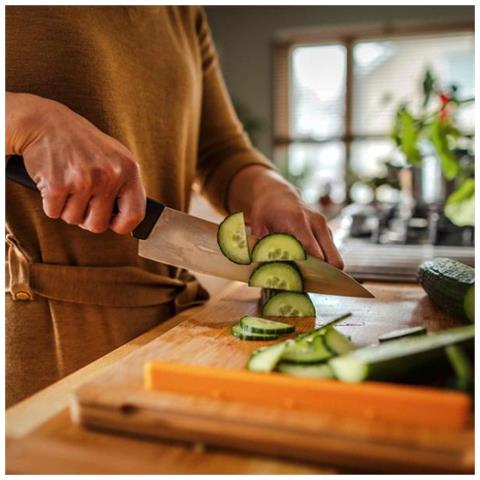 1057534 Coltello Da Cucina Acciaio Inossidabile 1 Pz Coltello Da Cuoco - Foto 2