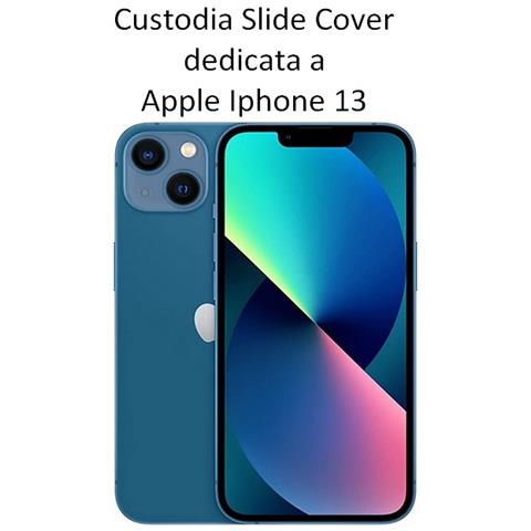 Custodia Tpu Silicone Slide Cover Case Per Apple Iphone 13 Pink - Foto 2