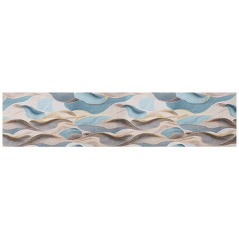 Tappeto Bagno Antiscivolo Passatoia Microfibra Assorbente Spongy Laguna 50x140 Laguna - Foto 1