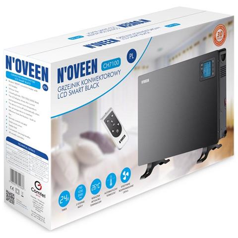 CH7100 LCD Smart Interno Nero 2000 W Stufa elettrica a convezione - Foto 2
