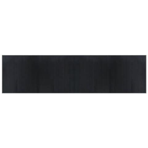Tappeto Rettangolare Grigio 100x400 Cm In Bambù - Foto 2