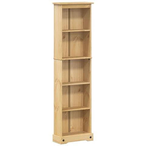 Libreria Corona 46x20x170 Cm In Legno Massello Di Pino - Foto 2