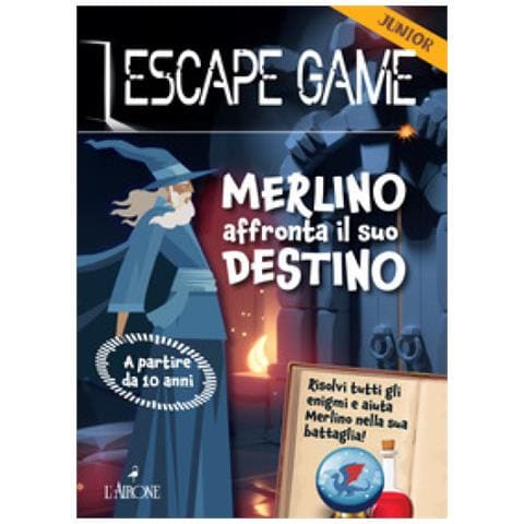 Valérie Cluzel - Merlino Affronta Il Suo Destino. Escape Game Junior - Foto 1