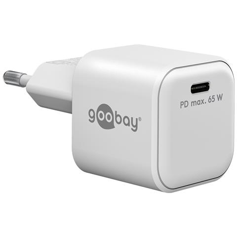 65370 Caricabatterie per dispositivi mobili Cuffie, Computer portatile, Smartphone, Tablet Bianco AC Ricarica rapida Interno - Foto 1
