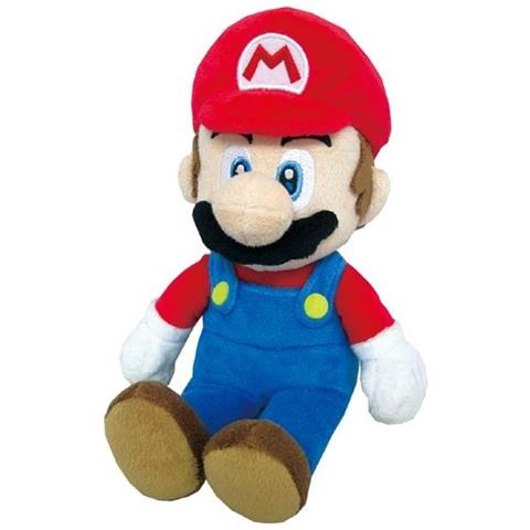 Peluche Super Mario Mario 24cm, Rosso - Foto 1