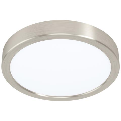 Plafoniera Moderna Fueva 5 Acciaio Nichel Satinato Led Integrato 17w 4000k - Foto 1