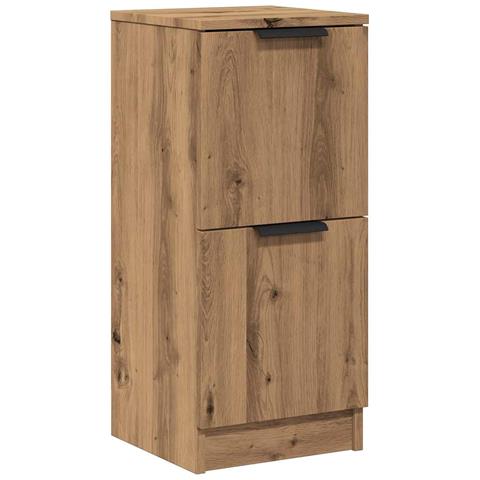 Credenza Rovere Artigianale 30x30x70 Cm In Legno Multistrato - Foto 2