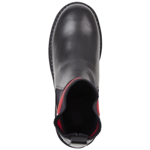 Flatform Chelsea Sock Stivaletti Pelle Scarpe Donna Nero Eu 38, En0en02301 Bds - Foto 3