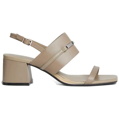 Heel Sandal 45 Bar Sandali Pelle Scarpe Donna Grigio Eu 37, Hw0hw02056 0i1 - Foto 2