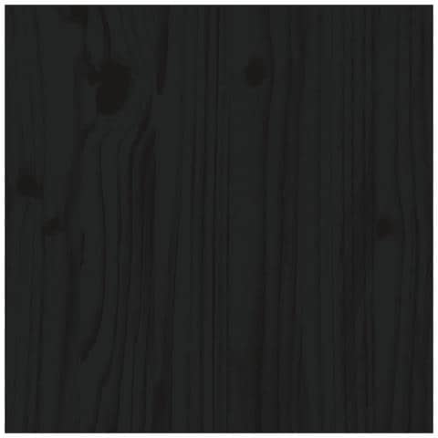 Giroletto per Bambini Nero 80x160 cm in Legno Massello di Pino - Foto 9