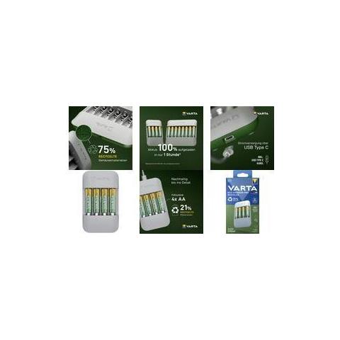 Eco Charger Pro Riciclato 4x AA 2100mAh - Foto 1