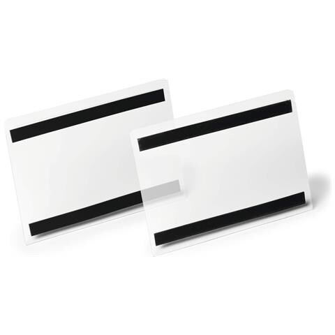 Etikettentasche Hard Cover Magnetisch A5 Quer, Farbe: Transparent, Art. Nr. 119819, 1 Pak (119819) - Foto 1