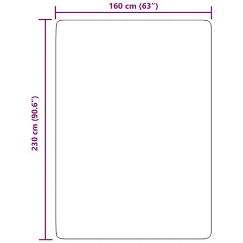 Tappeto Shaggy a Pelo Lungo NAVARRA Rosa Antico 160x230cm - Foto 2