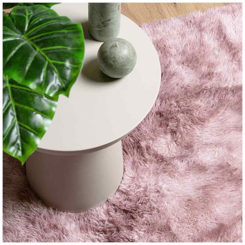 Tappeto Shaggy a Pelo Lungo NAVARRA Rosa Antico 160x230cm - Foto 9