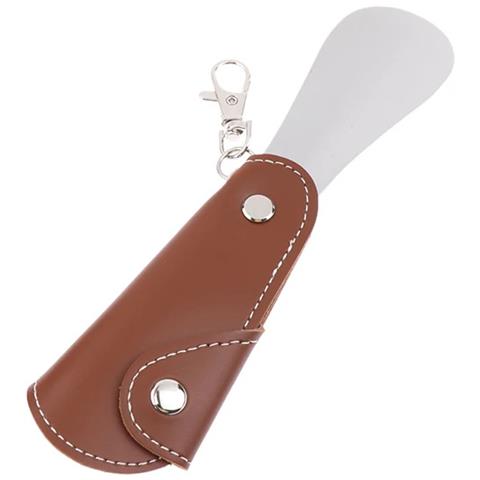 Calzascarpe Ergonomico Con Portachiavi - Indossare Le Scarpe Facilmente Brown - Foto 1
