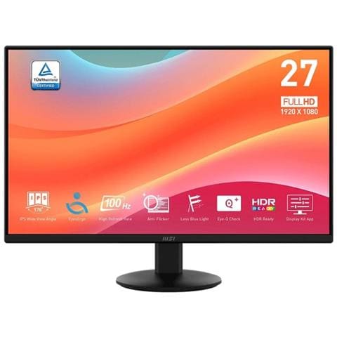 Monitor 27" IPS Flat 9S6-3PD6CT-002 Full HD Tempo di risposta 1 ms - Foto 1