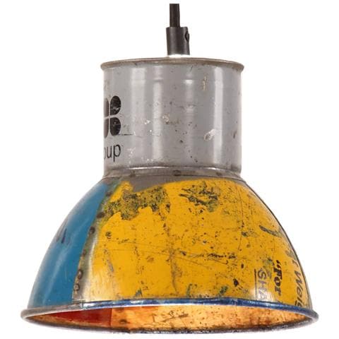 Lampada Sospesa Industriale 25 W Multicolore Rotonda 17 Cm E27 - Foto 1