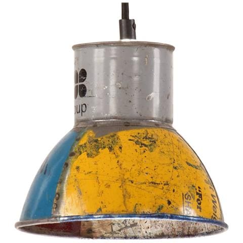 Lampada Sospesa Industriale 25 W Multicolore Rotonda 17 Cm E27 - Foto 2