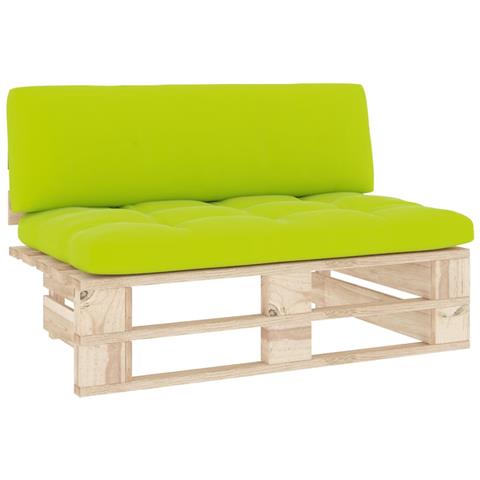 Divano Centrale Giardino Su Pallet In Legno Di Pino Impregnato - Foto 1