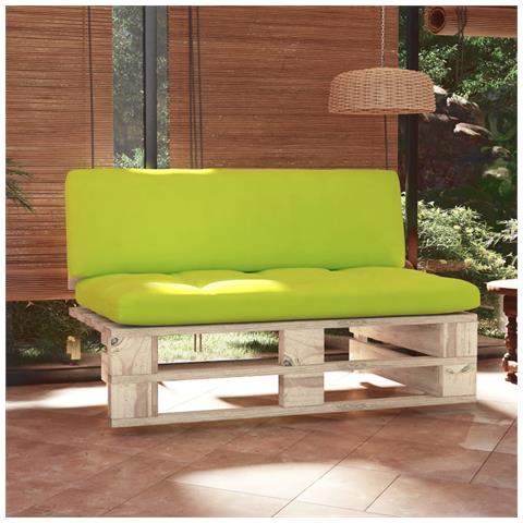 Divano Centrale Giardino Su Pallet In Legno Di Pino Impregnato - Foto 6