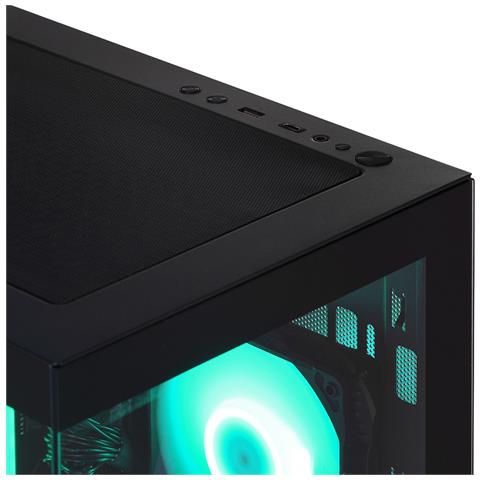 5901443416524 PC AMD Ryzen™ 7 9800X3D 32 GB DDR5-SDRAM 2 TB SSD NVIDIA GeForce RTX 5080 Midi Tower Nero - Foto 2