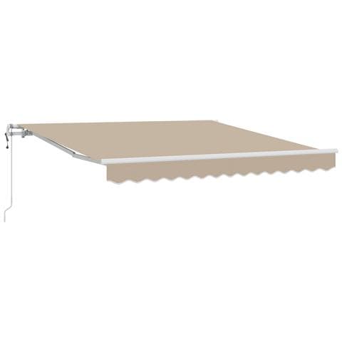 Tenda retrattile automatica  Beige 350x250 cm, Tessuto di ricambio per Tenda  3.5x2.5 m Beige - Foto 1