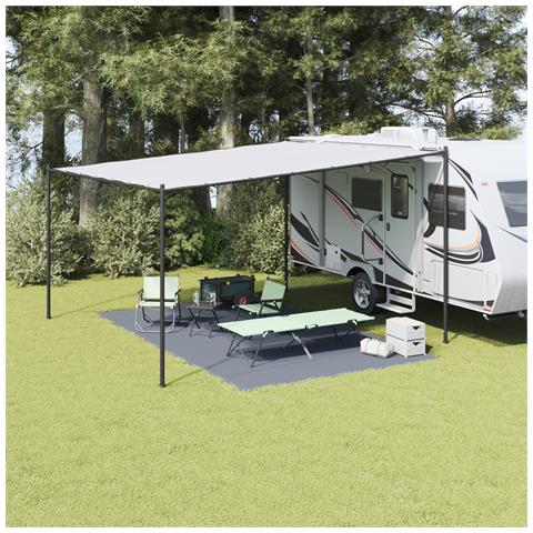 Accessorio per Tenda Blu-grigio Poliestere 300 x 500 cm Durevole - Foto 2