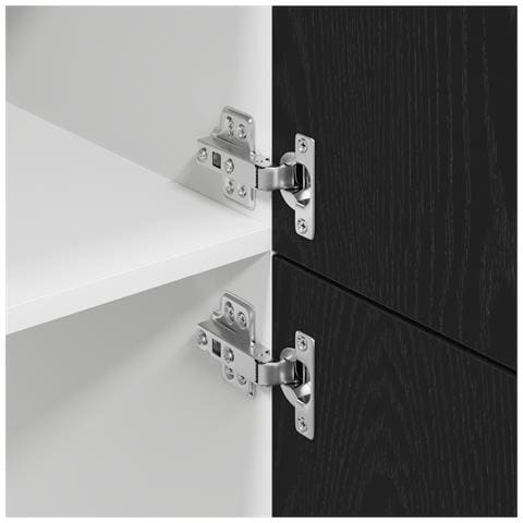 Armadio Frigorifero  in Rovere Nero - 60x57x207 cm - Foto 9