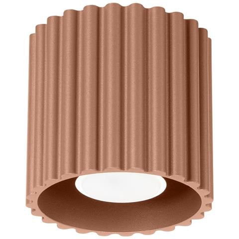 Lampada Da Soffitto Aura 1 Moka Gu10 Sl. 1804 - Minimalist Lampada A Soffitto Moka 10x10x10 Cm - Foto 1