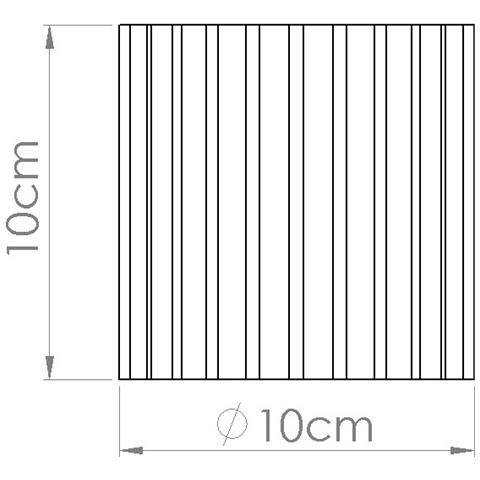 Lampada Da Soffitto Aura 1 Moka Gu10 Sl. 1804 - Minimalist Lampada A Soffitto Moka 10x10x10 Cm - Foto 2