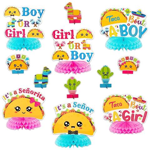 Set Di Decorazioni Per Baby Shower A Tema Taco 12 Pezzi - Foto 1