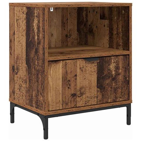 Comodino Legno vecchio 49 x 36 x 61 cm Legno multistrato - Foto 1