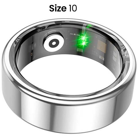 Anello Intelligente Taglia 10 Modello Titan Con Custodia Di Ricarica - Foto 2