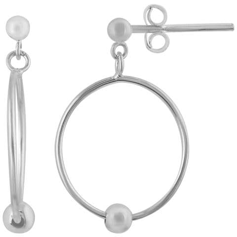 Orecchini A Cerchio In Argento Sterling My Moon - Foto 1