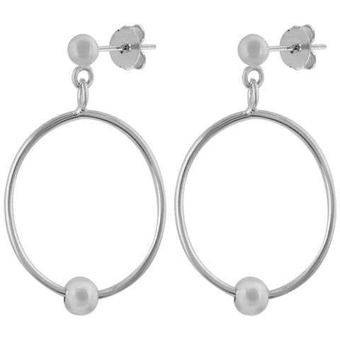 Orecchini A Cerchio In Argento Sterling My Moon - Foto 2